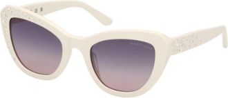 Guess Cat-Eye Zonnebril - unisex - Zonnebrillen - Beige - 53 MM - Accessoires