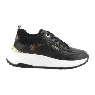 Guess Facter Hardloopschoenen - Dames - Schoenen - Zwart - Maat: 39 EU Leer