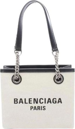 Balenciaga Pre-owned Duty Free Small Tote Bag - - Pre-owned - Donna - Bianco - ONE SIZE
