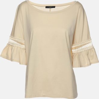 Max Mara Cream Cotton Top