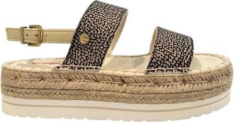 Borbonese Beige Textile Women Womens Sandal