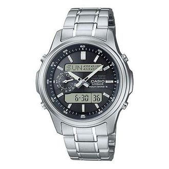 Casio LINEAGESerieses Men s Silver/ Solar Powered Mens Black Analog LCW-M300D-1AJF