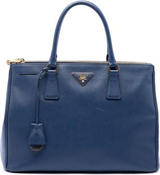 Prada Pre-owned Prada Large Saffiano Lux Galleria Double Zip Tote Ladies OZ80DZBV6G5P98PG