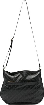 Gherardini Small Crossbody Satchel With Monogram Print And Gold-Tone Hardware