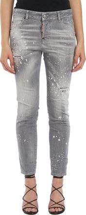 Dsquared2 Womens Jeans In Denim Cool Girl - Grey Cotton - Size EU 34 (Womens)