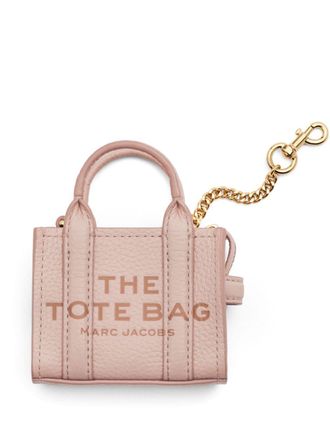 Marc Jacobs The Nano tote bag charm - women - Leather - One Size - Pink