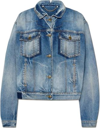Maison Margiela Denim Jassen - Dames - Spijkerjassen - Blauw - XS - Denim - Jassen