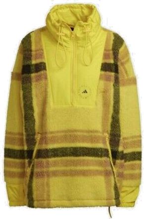 adidas (WMNS) adidas by Stella McCartney Fleece Jacquard Winter Jacket Asia Sizing Yellow Black HG6890