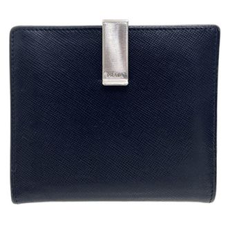 Prada Black Nero Leather Wallet (Bi-Fold) (Pre-Owned)