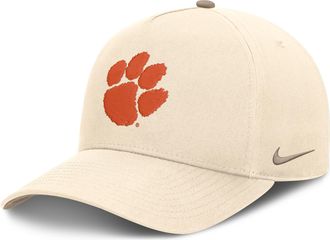 Nike Clemson Origin of Speed Rise Nike Mens Dri-FIT College A-Frame Adjustable Hat in Brown | NC2B0DTUCLN-M4T