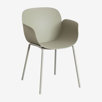 Sklum Sklum - Pack De 2 Sillas De Jard&iacute;n En Hierro Y Polipropileno Lynette