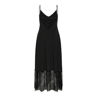 Kaffe KAbecca Jurk - Dames - Jurken - Zwart - Maat: M Viscose