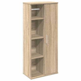 vidaXL Mobile Da Bagno Con Portarotolo Rovere Sonoma 39x22x90 Cm - Vidaxl