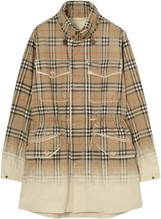 Burberry M Parka Jas - Heren - Parka Jassen - Veelkleurig - L - Jassen
