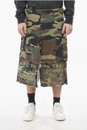 Givenchy Cotton Cargo Skirt with Camouflage Print size 46