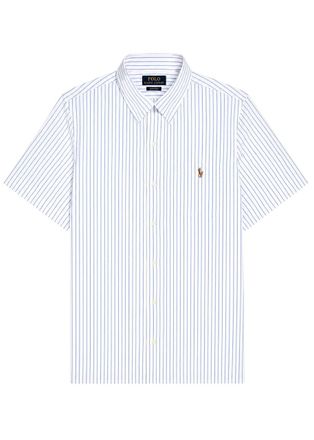 Polo Ralph Lauren Striped Cotton Shirt - White - XL