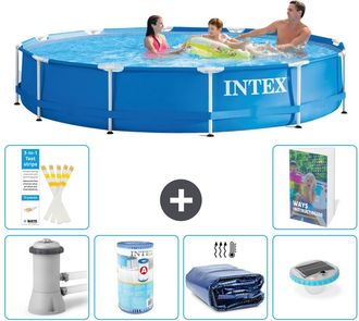 Intex Piscina Con Estructura Redonda - 366x76 Cm - 7-piezas S275