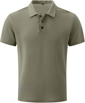 Generic Elavure - The Polo Shirt, Mens Short Sleeve Plain Stretch Pique Polo Shirt Quick Dry Casual Workout Tshirt