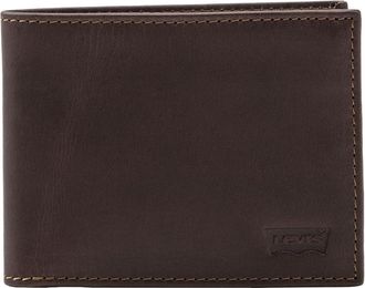 Levi's Geldb&ouml;rse LEVIS LEVIS CASUAL CLASSICS HUNTE COIN BIFOLD - BATWIN, Herren, braun (schwarz, braun), Rindsleder, Basic, Kleinlederwaren Geldb&ouml;rse, im pra