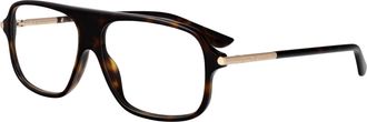Alexander McQueen AM0555O Eyeglasses - Tortoiseshell