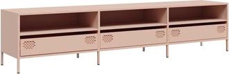 vidaXL Vidaxl - tv Cabinet Pink 202x39x43.5 cm Cold-rolled Steel