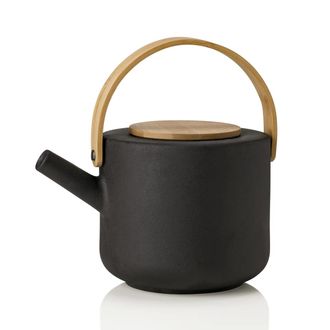 Stelton Theo Teekanne ohne Sieb 1,25 l, schwarz