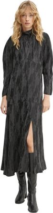 Iro Tavina Maxi Jurk - Dames - Casual kleedjes - Grijs - M - Kleedjes