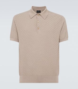 Brioni Polo in cotone, seta e cashmere