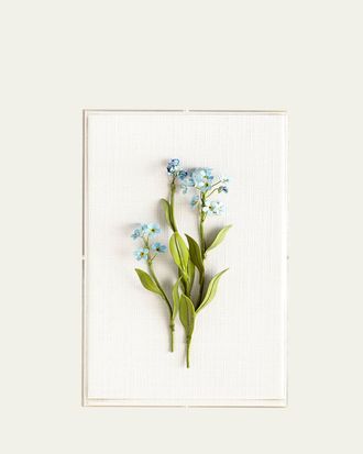 Tommy Mitchell Original Painted Forget-Me-Not Study