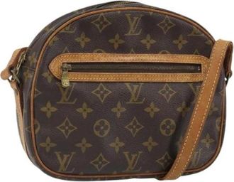 Louis Vuitton Pre-owned Cross Body Bags, female, Brown, Size: ONE SIZE Pre-owned Canvas Cross Body Bag