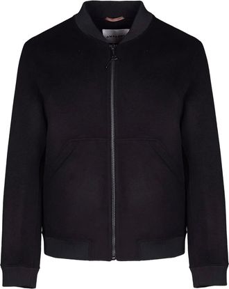 Amaranto zip-up bomber jacket - Black