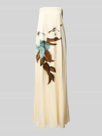 Jake*s Maxikleid aus Viskose im Off-Shoulder-Look in Hellgelb, Gr&ouml;&szlig;e 32