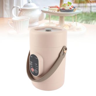 Infinite Mini Olla A Presi&oacute;n El&eacute;ctrica Port&aacute;til Con Tapa Transparente, 500 W, Abs, Enchufe Europeo, 220 V, Para Arroz, Huevos, Gachas Y Funci&oacute;n De Mantenimient