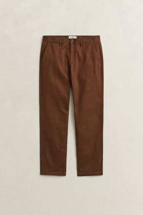 GANT Men Regular Fit Smart Chinos (30/32) MAHOGANY BROWN