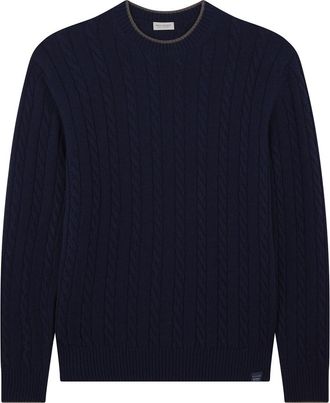 Paul & Shark Wool and cashmere turtleneck sweater, Man, Blue, Size: XXL