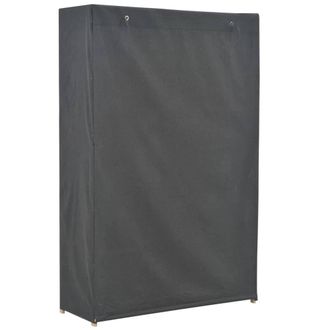 Berkfield Home Wardrobe Grey 110x40x170 cm Fabric | Size: 110 x 40 x 170 cm