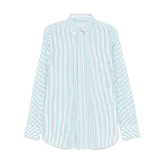 Brioni White Button-Down Blouses & Shirts