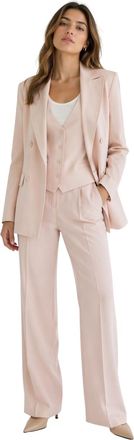 Max Mara Womens Tailored Suit Powder Pink Virgin Wool; Lining: Acetate Dress
