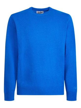 MC2 Saint Barth embroidered sweater - Blue