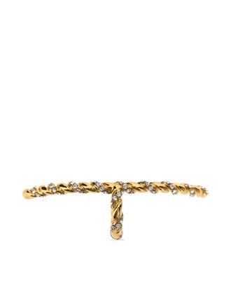 Valentino Garavani twisted lip piercing - Gold