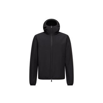 Moncler Batisse Hooded Short Down Jacket Black Size 0