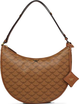 MCM Borsa a spalla Ascending Moon media - Marrone