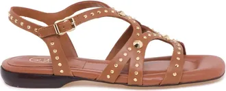 Ash Ash, Schoenen, Dames, Bruin, 39 EU, Leer, Ruby Sandaal