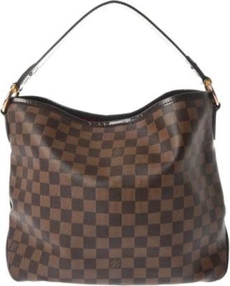 Louis Vuitton Pre-owned Shoulder Bags, female, Brown, Size: ONE SIZE Pre-owned Canvas Shoulder Bag