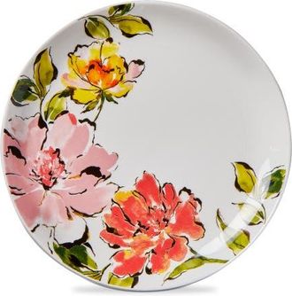 Tag In Bloom Appetizer Plate Multi Earthenware Spring in White at Nordstrom