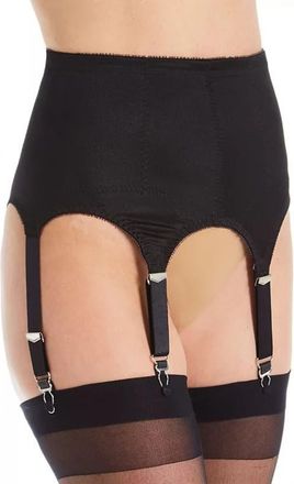 Rago Moderate Shaping & Tummy Control Garter Belt With Six Metal Garters in Black at Nordstrom, Size X-Small