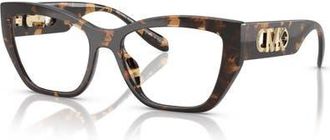 Michael Kors 54mm Square optical glasses in Tortoise at Nordstrom