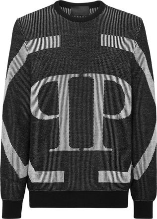 Philipp Plein Pullover Round Neck LS OVERSIZE FIT