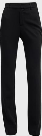 Cinq à Sept Kerry Slim Straight-Leg Crepe Pants