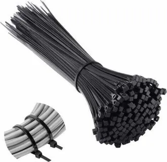 OEM (negro) 500 Abrazaderas Para Manguera De 200 Mm X 3,2 Mm, Abrazaderas Especiales Para Manguera, Abrazaderas De Nailon Para Manguera, Abrazaderas Para 